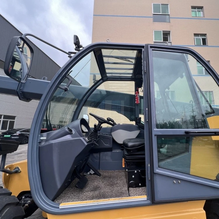enclosed cab and adjustable seat of 2.5 ton telehandler enclosed cab and adjustable seat of 2.5 ton telehandler