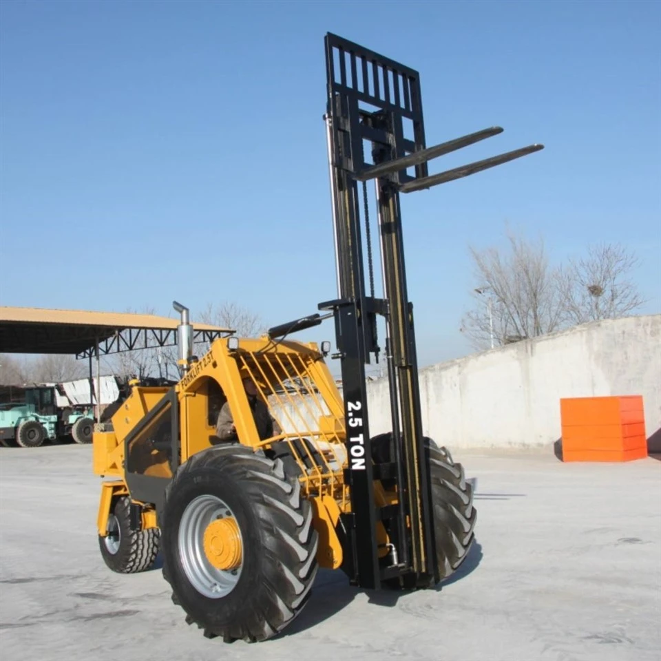 3-Ton 3-Wheel Rough Terrain Forklift