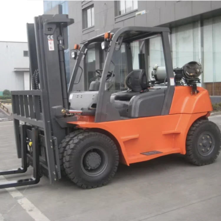 Gasoline 5.0 Ton Lpg Engine Gas Forklift Truck For Sale
