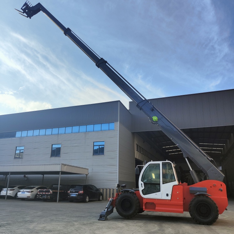 side view of 5 ton 18 m telehandler with extended boom side view of 5 ton 18 m telehandler with extended boom