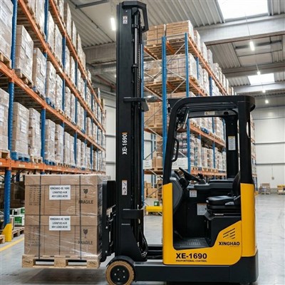 Stand-on Electric Reach Truck With Proportional Valve Control